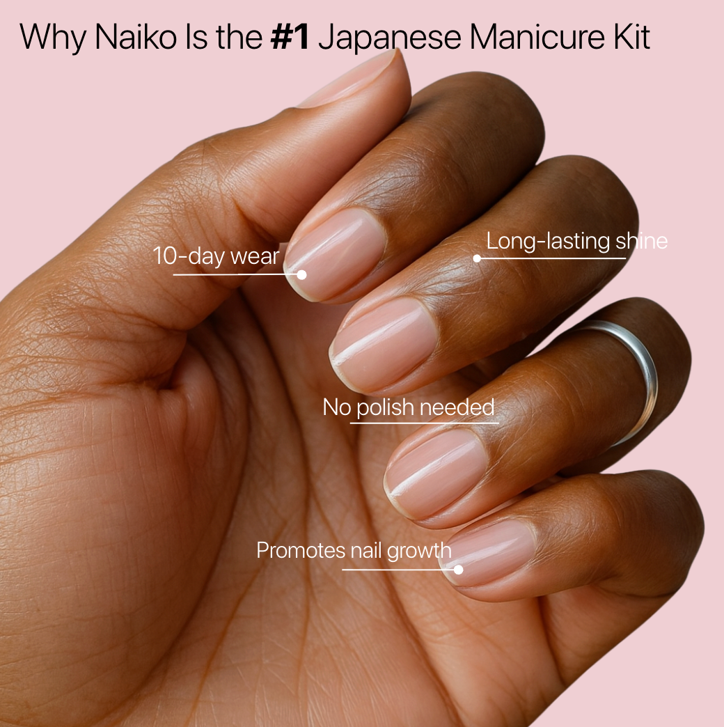 Naiko Japanese Manicure Kit - Glass nails in 5 minutes