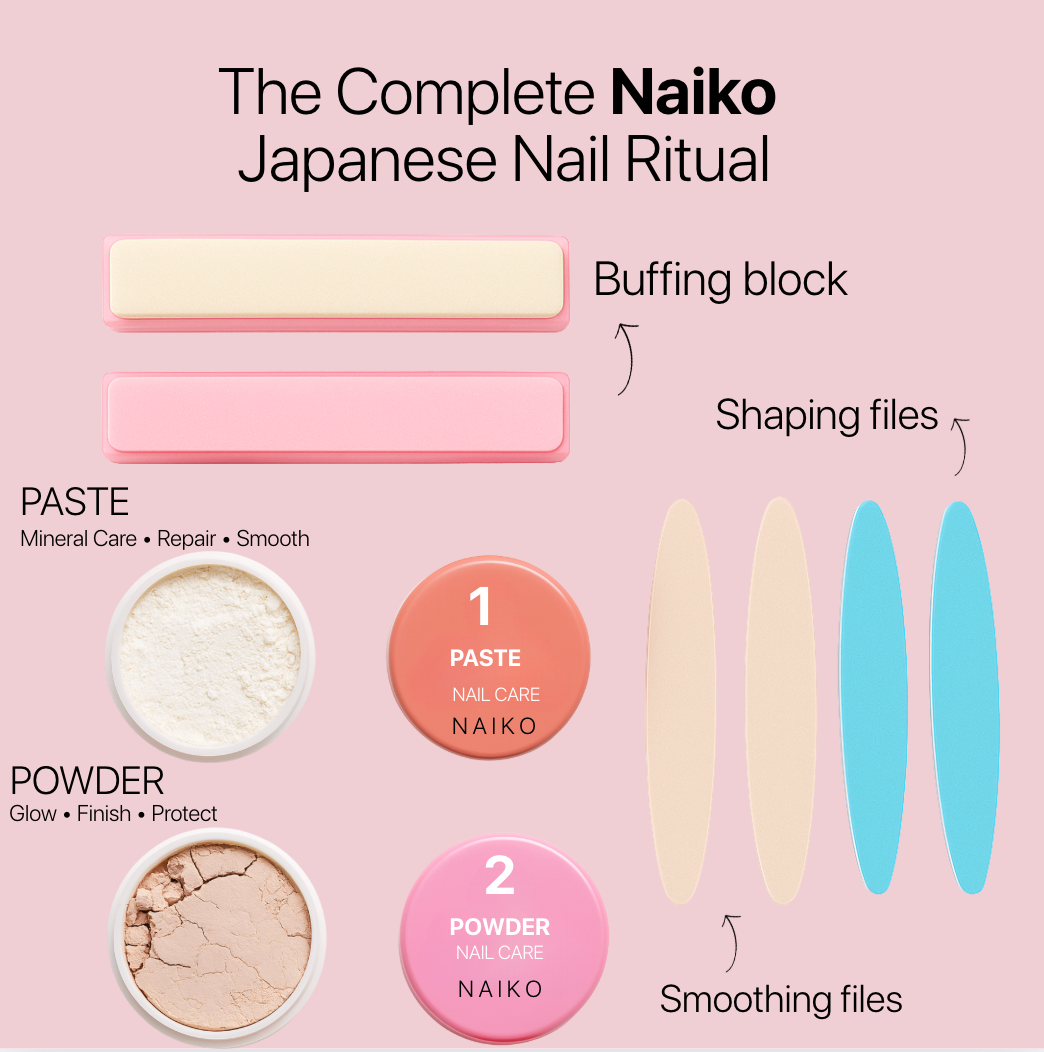 Naiko Japanese Manicure Kit - Glass nails in 5 minutes